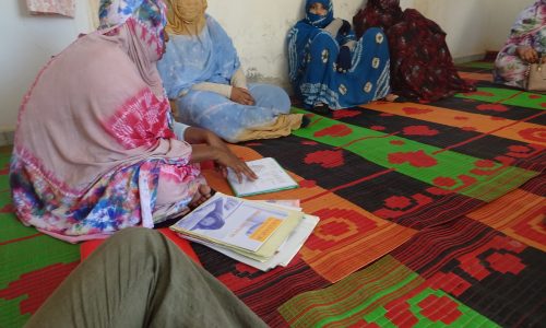 Réunion de femmes au centre AME (1)